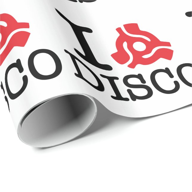 I 45 Adapter Disco Wrapping Paper (Roll Corner)