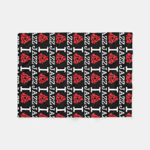 I 45 Adapter Jazz Fleece Blanket
