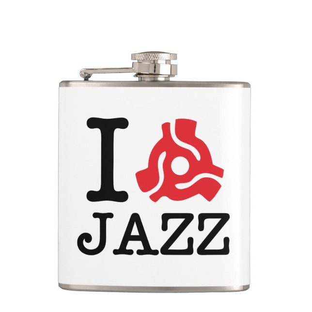 I 45 Adapter Jazz Hip Flask (Front)