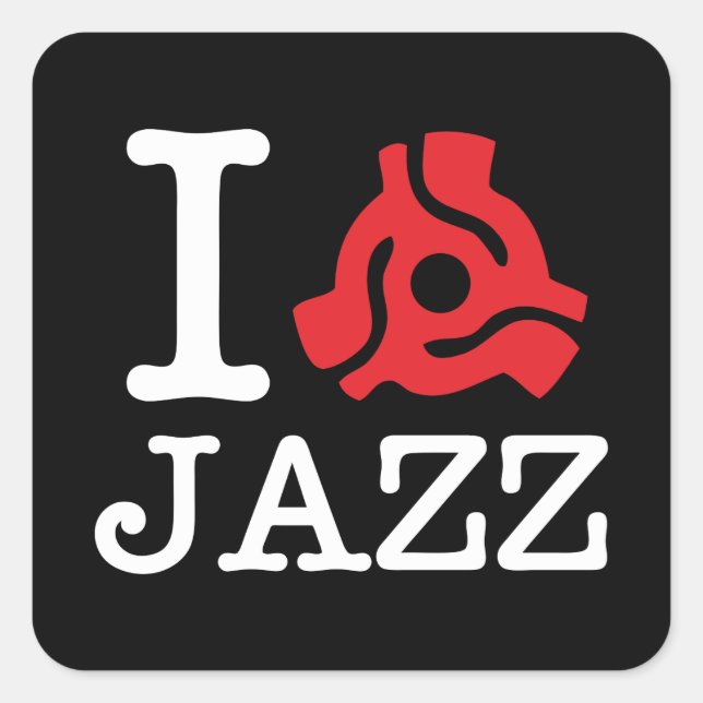 I 45 Adapter Jazz Square Sticker (Front)