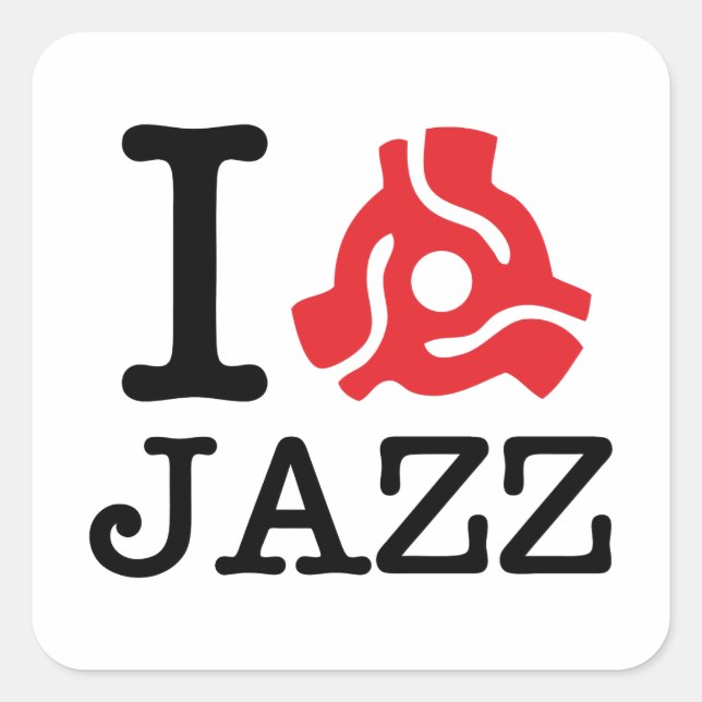 I 45 Adapter Jazz Square Sticker (Front)