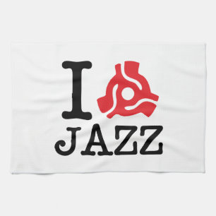 I 45 Adapter Jazz Tea Towel