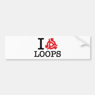 I 45 Adapter Loops Bumper Sticker
