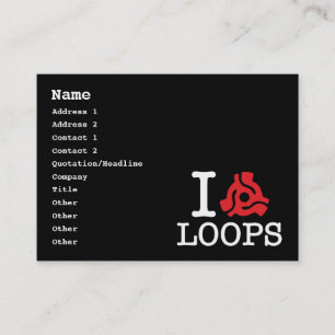 I 45 Adapter Loops Business Card