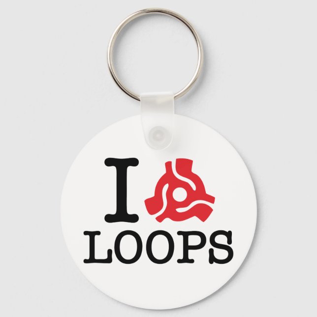 I 45 Adapter Loops Key Ring (Front)