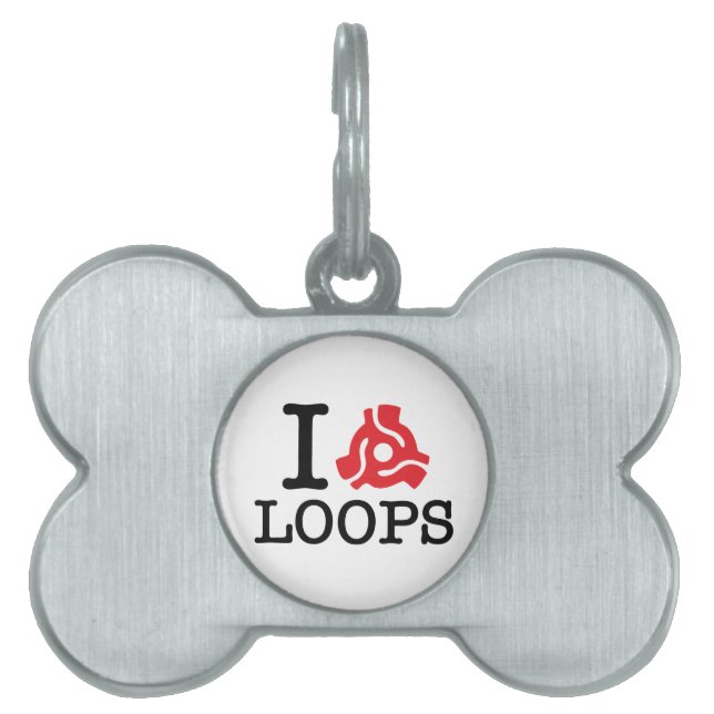 I 45 Adapter Loops Pet ID Tag (Front)