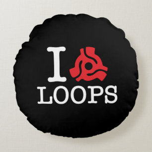 I 45 Adapter Loops Round Cushion