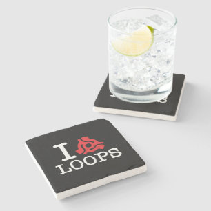 I 45 Adapter Loops Stone Coaster