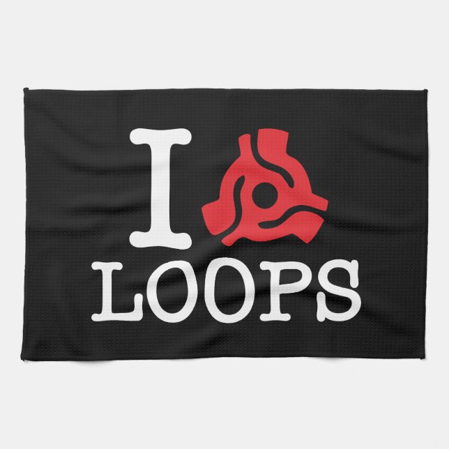 I 45 Adapter Loops Tea Towel (Horizontal)