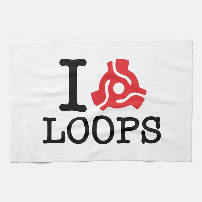 I 45 Adapter Loops Tea Towel (Horizontal)