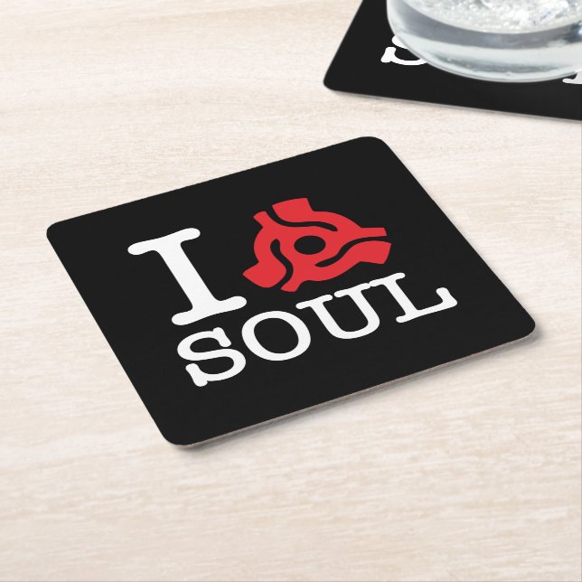I 45 Adapter Soul Square Paper Coaster (Angled)