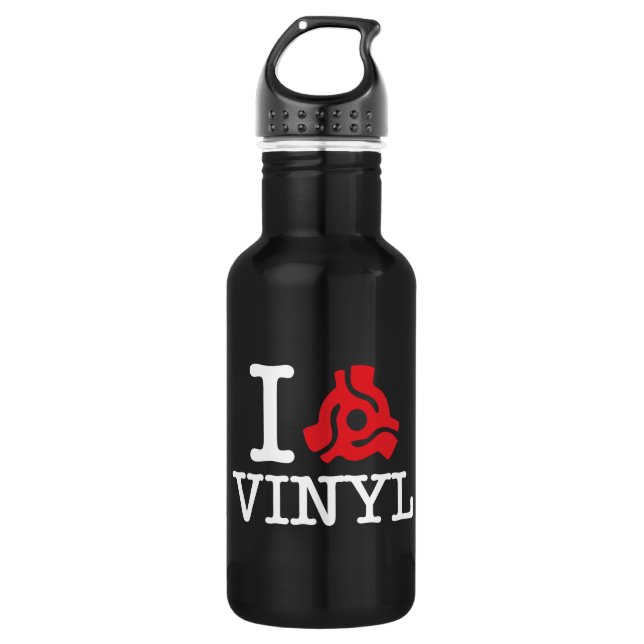 I 45 Adapter Vinyl 532 Ml Water Bottle (Front)