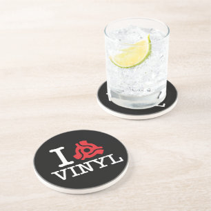 I 45 Adapter Vinyl Coaster