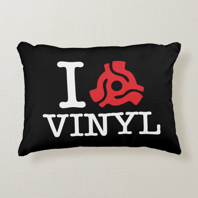 I 45 Adapter Vinyl Decorative Cushion (Front)