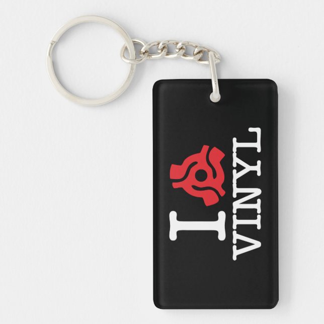 I 45 Adapter Vinyl Key Ring (Front)