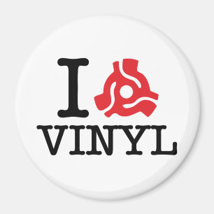 I 45 Adapter Vinyl Magnet