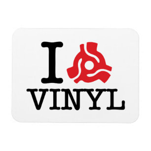 I 45 Adapter Vinyl Magnet