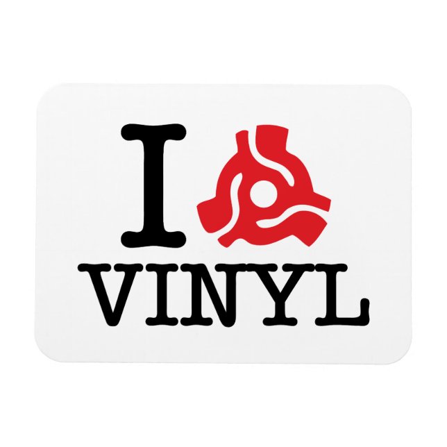 I 45 Adapter Vinyl Magnet (Horizontal)