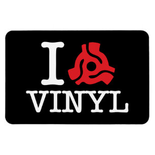 I 45 Adapter Vinyl Magnet