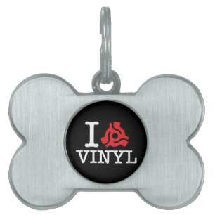 I 45 Adapter Vinyl Pet Name Tag