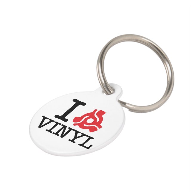I 45 Adapter Vinyl Pet Tag (Side)