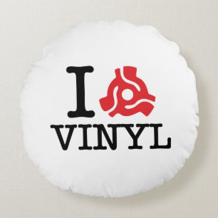 I 45 Adapter Vinyl Round Cushion