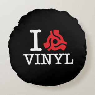 I 45 Adapter Vinyl Round Cushion
