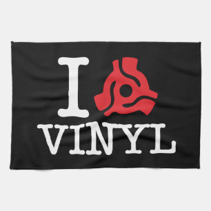 I 45 Adapter Vinyl Tea Towel