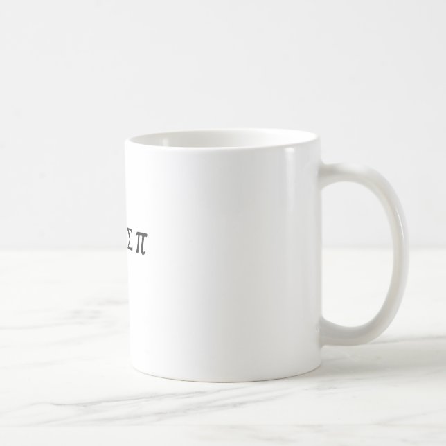 I 8 Sum Pi Coffee Mug (Right)