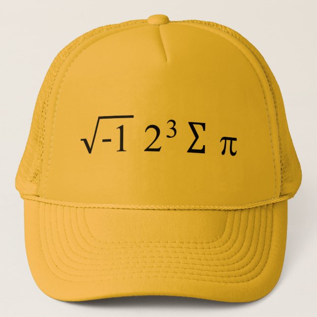 i 8 sum pi - I Ate Some Pie Funny Math Formula Hat (Front)