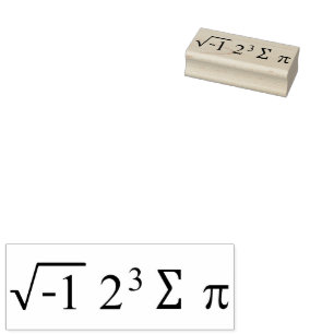 i 8 sum pi - I Ate Some Pie - Funny Math Formula Rubber Stamp