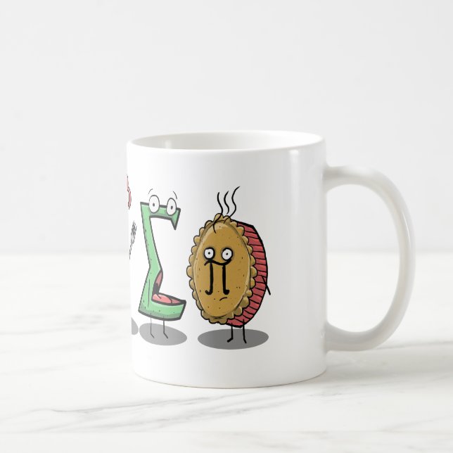 i 8 sum pi (I Ate Some Pie) Math Mug (Right)