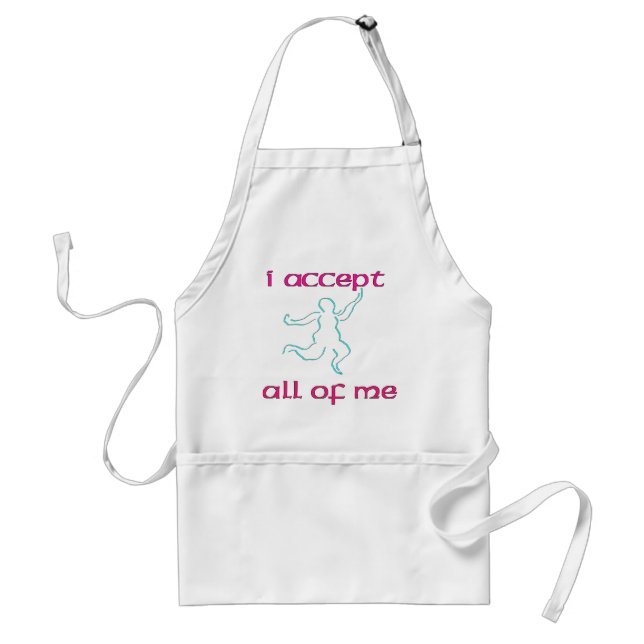 I accept all of me 1 standard apron (Front)