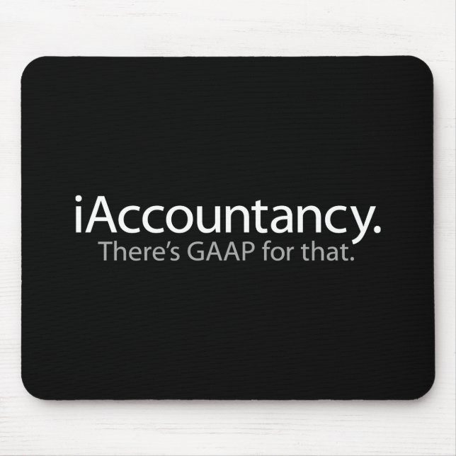i Accountancy - There's GAAP For That Mouse Mat (Front)