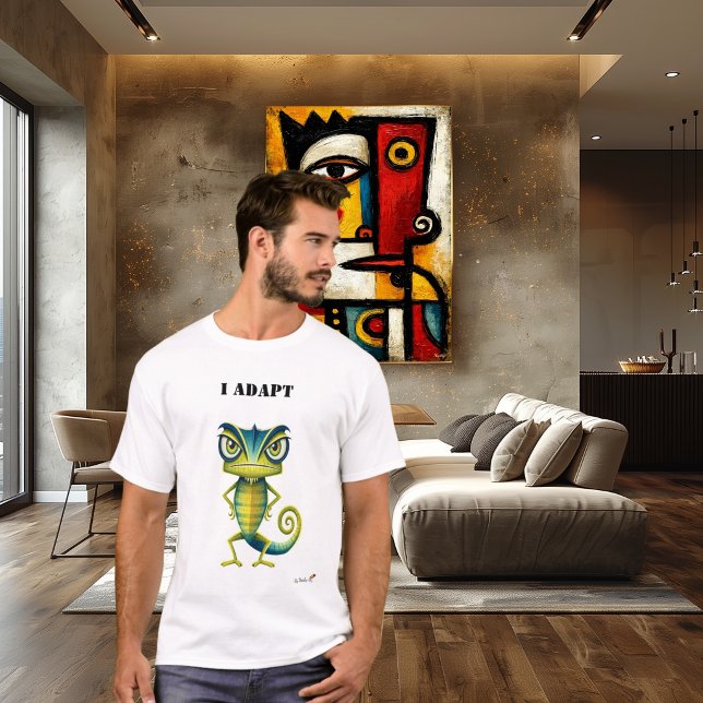 I Adapt Funny Chameleon T-Shirt (Creator Uploaded)