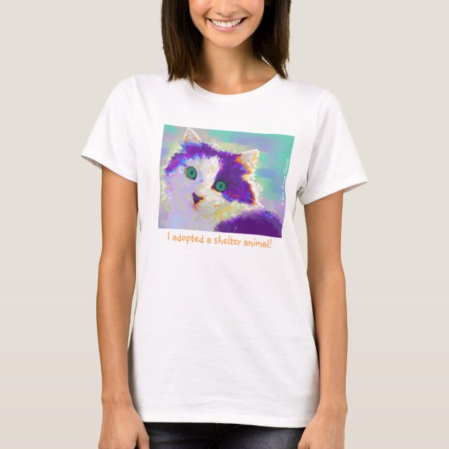 I adopted a shelter animal T-Shirt (Front)