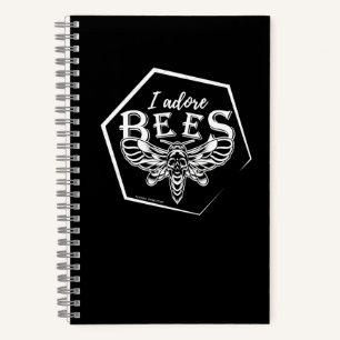 I adore bees notebook