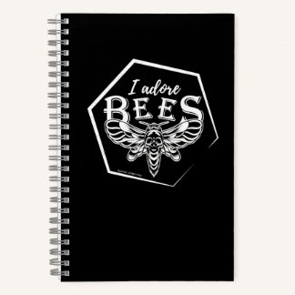 I adore bees notebook