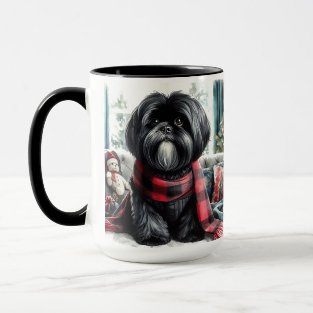 I Adore my Shih Tzu Christmas Coffee Mug Cup (Left)