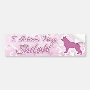 I Adore my Shiloh Shepherd Bumper Sticker