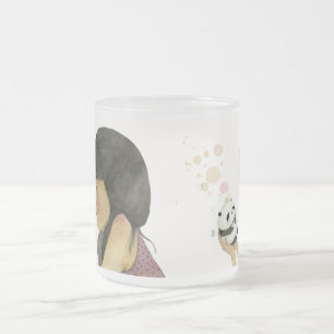 I Adore You Frosted Glass Coffee Mug
