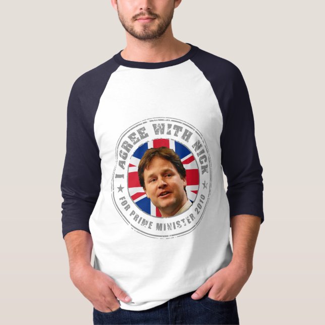 I Agree with Nick Tshirt (Front)