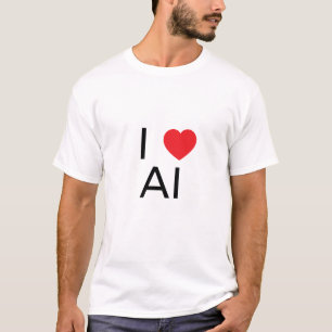 I ❤️ AI T-Shirt