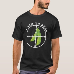 I aim to peas Veggie Pun  Pun World Peace T-Shirt