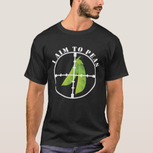I aim to peas Veggie Pun Pun World Peace T-Shirt