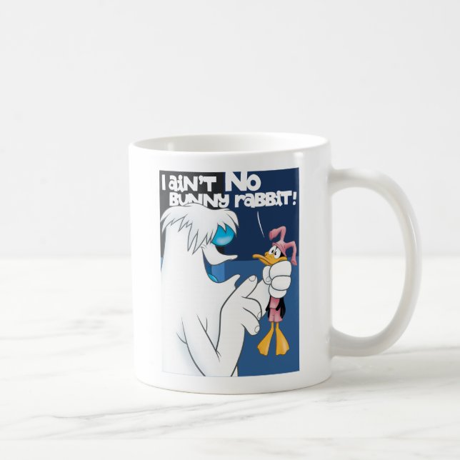 "I Ain't No Bunny Rabbit" Hugo & DAFFY DUCK™ Coffee Mug (Right)