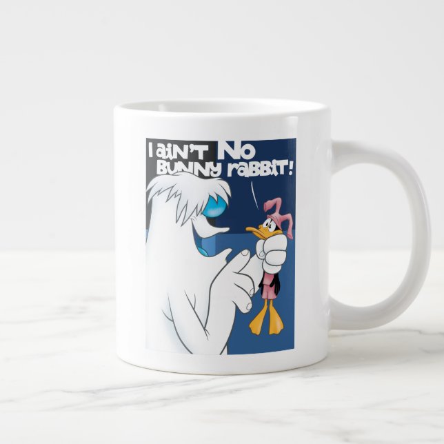 "I Ain't No Bunny Rabbit" Hugo & DAFFY DUCK™ Large Coffee Mug (Right)