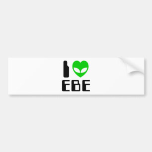 I Alien Heart EBE Bumper Sticker