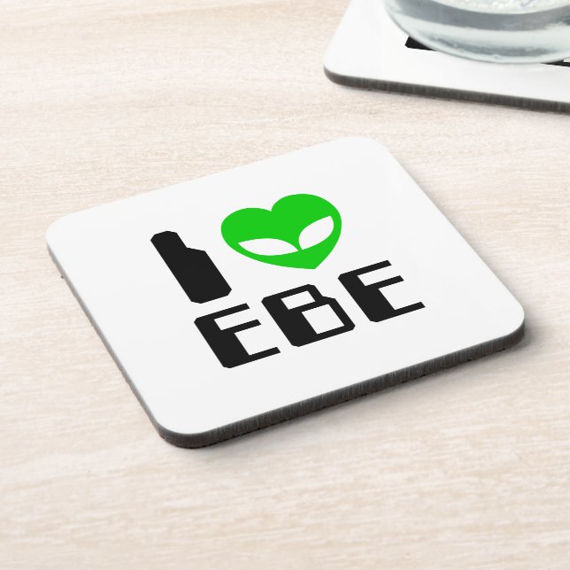 I Alien Heart EBE Coaster (Left Side)