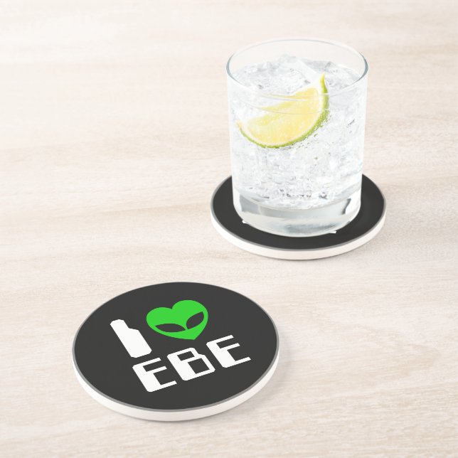 I Alien Heart EBE Coaster (Side)